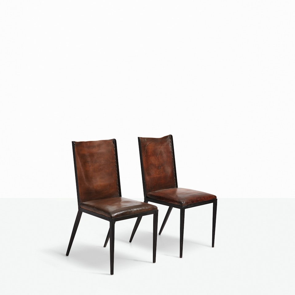 PAIR OF SIDE CHAIRS by Jean-Michel Frank