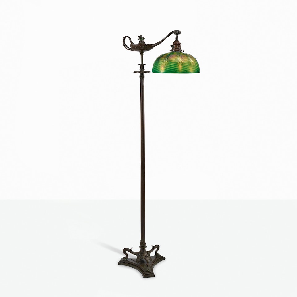 "ALADDIN" FLOOR LAMP by Tiffany Studios