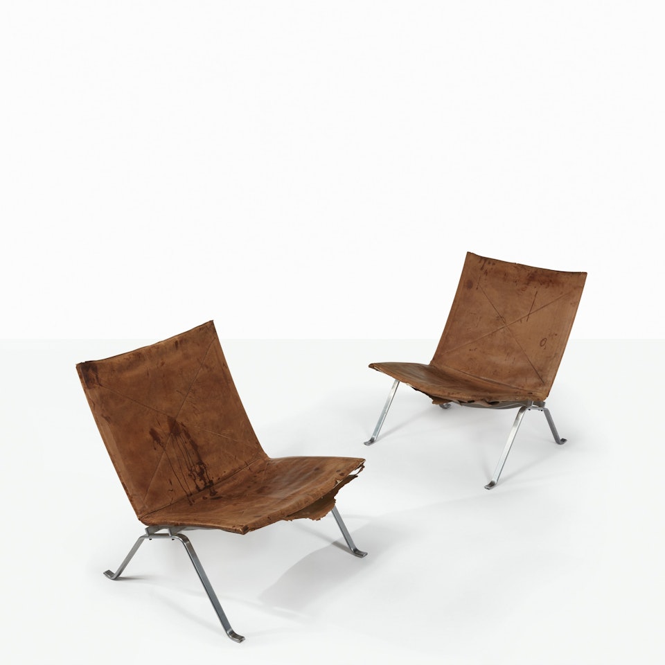 PAIR OF CHAIRS, MODEL NO. PK22 by Poul Kjaerholm