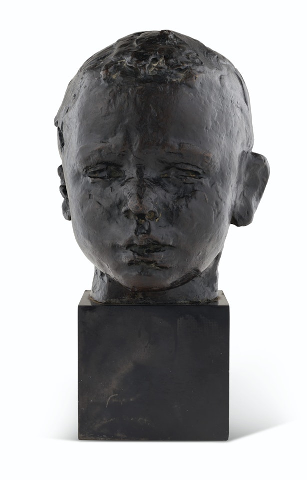 Tête de jeune enfant dit aussi "enfant de Mme Merrill" by Auguste Rodin
