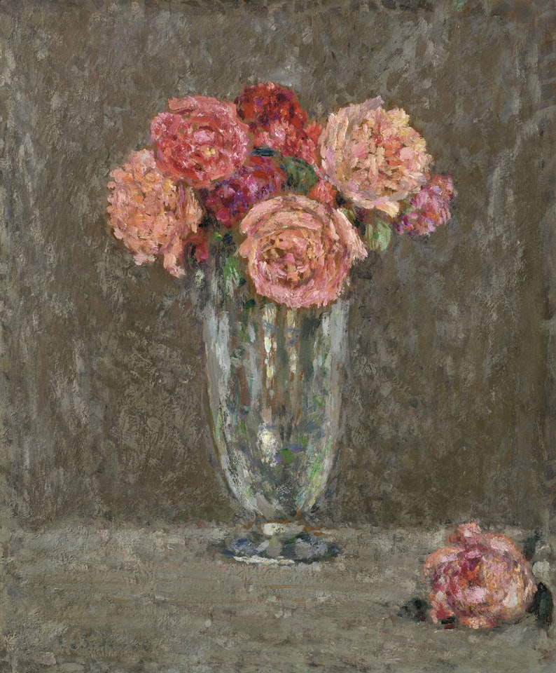 Roses by Henri Le Sidaner