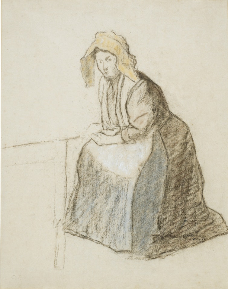 Paysanne assise by Camille Pissarro