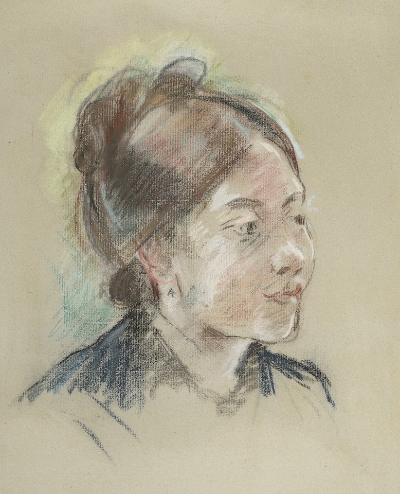 Portrait de Mademoiselle Labillois by Berthe Morisot