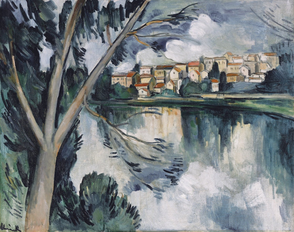 Paysage de Bougival by Maurice de Vlaminck