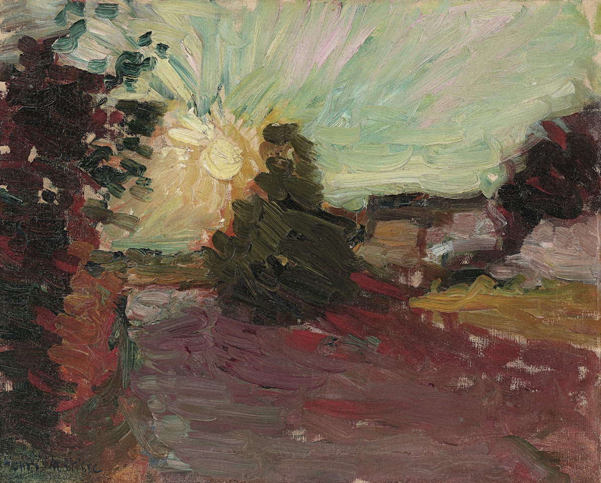 Coucher de soleil en Corse by Henri Matisse