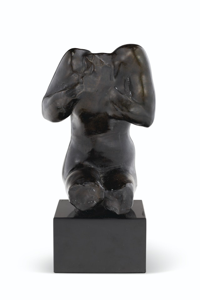 Torse féminin assis sans tête, petit modèle by Auguste Rodin