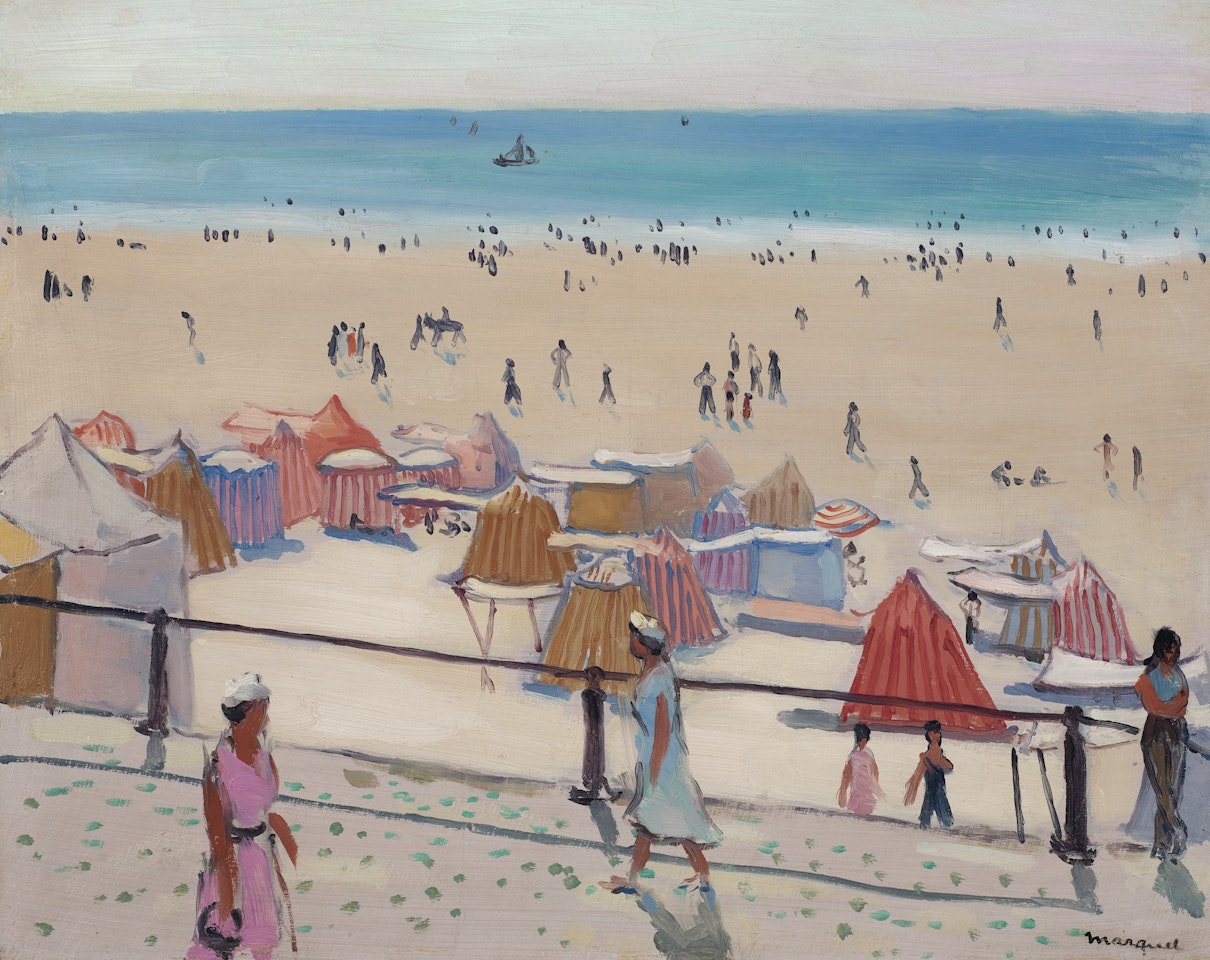 La promenade aux Sables d'Olonne by Albert Marquet