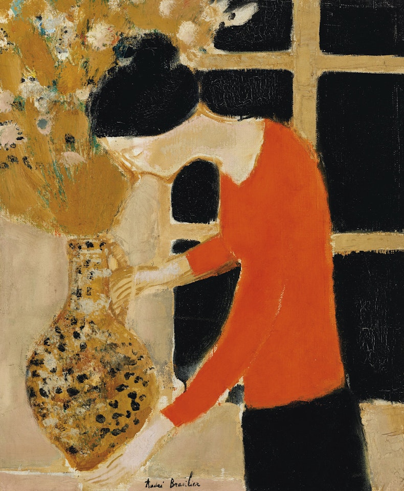 La blouse corail by André Brasilier