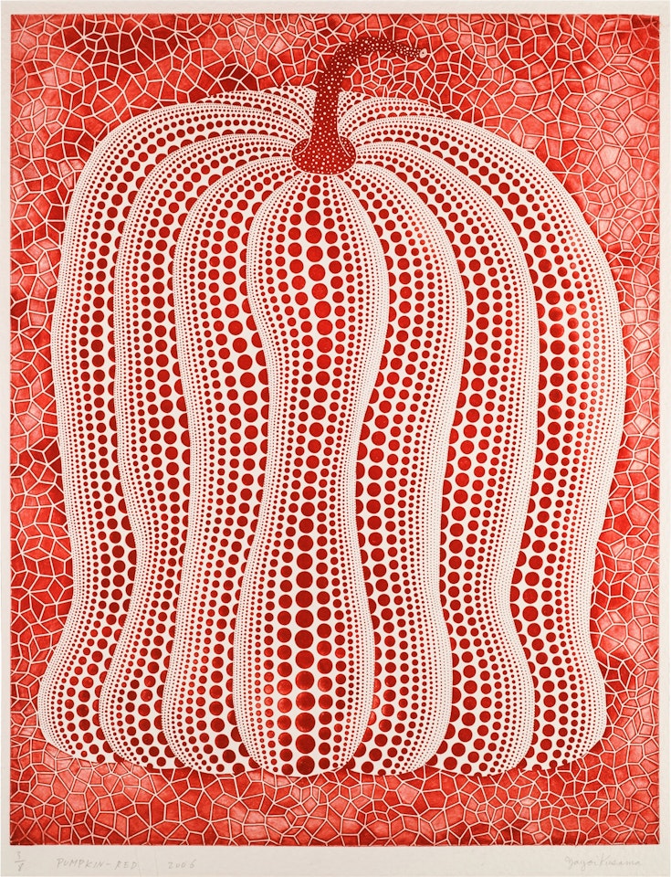 PUMPKIN - RED by Yayoi Kusama