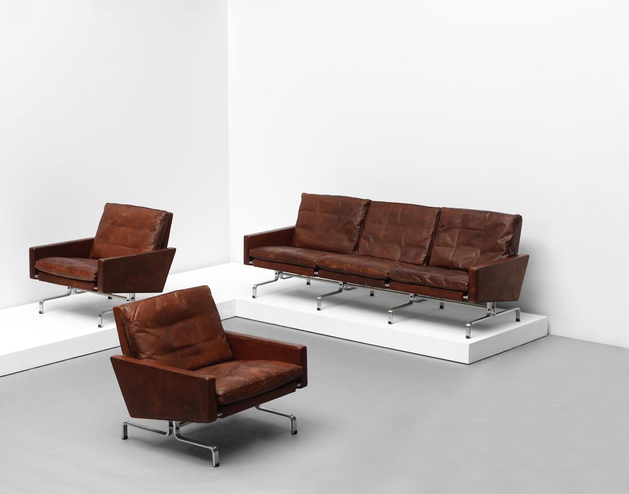 Three-seater sofa,model nos. PK 31/3 by Poul Kjaerholm