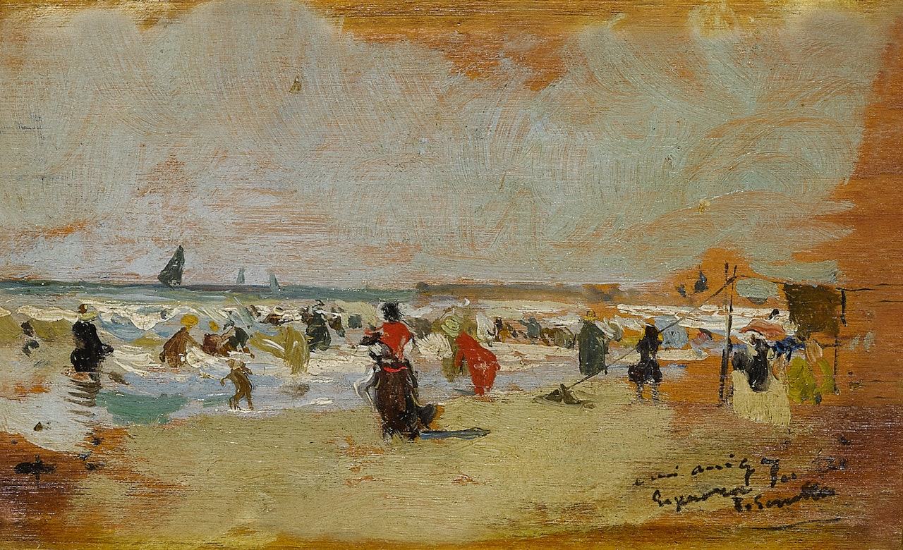 PLAYA DE VALENCIA by Joaquin Sorolla Y Bastida