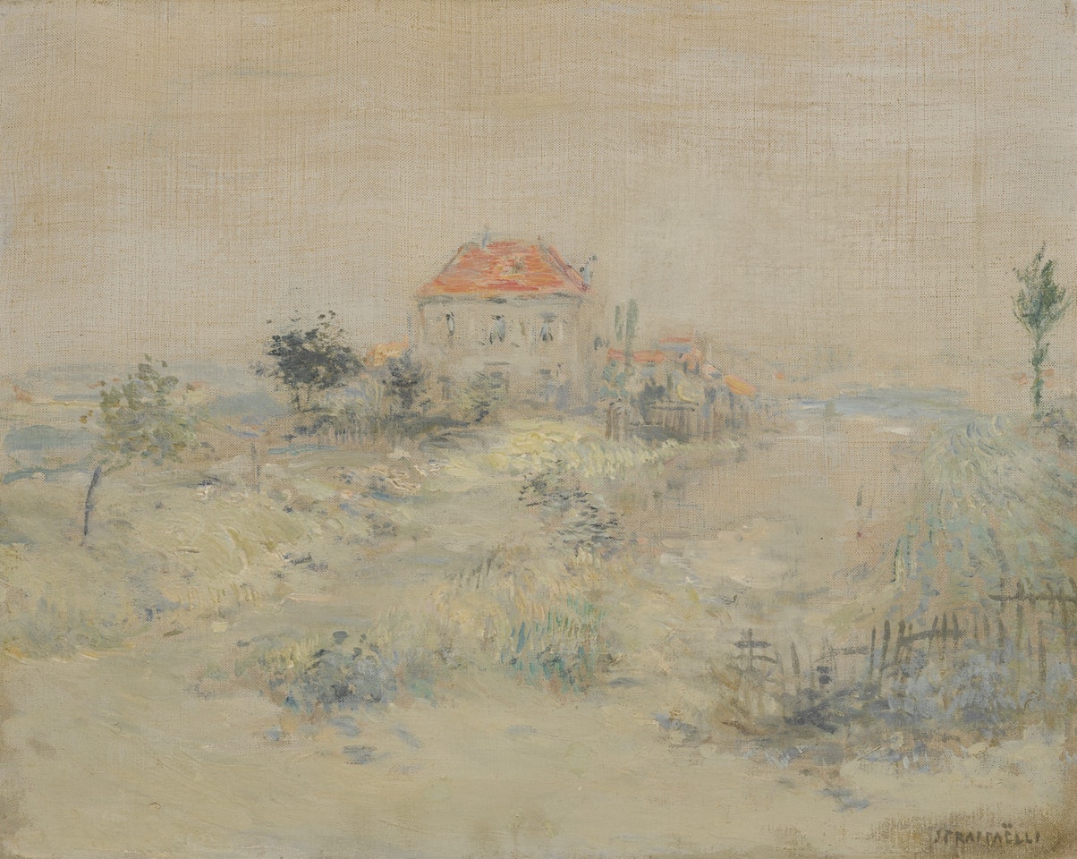 LA VILLA - ENVIRONS DE PARIS by Jean Francois Raffaelli