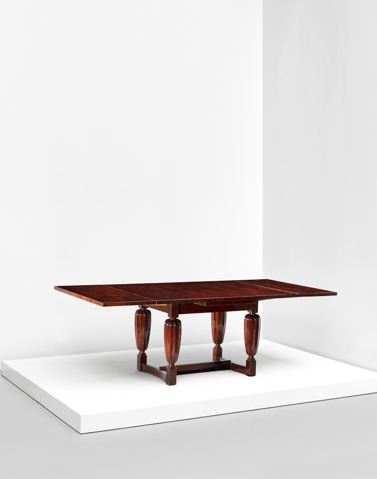'Puech' extendable dining table,model no. 1042AR/1310NR by Emile-Jacques Ruhlmann