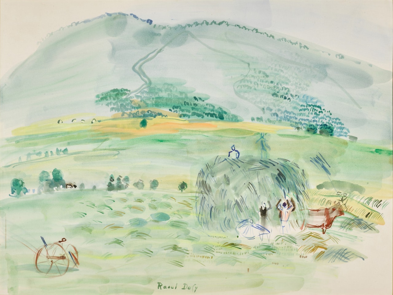 LA FENAISON by Raoul Dufy