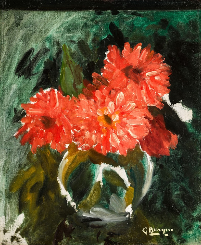 LES DAHLIAS  by Georges Braque
