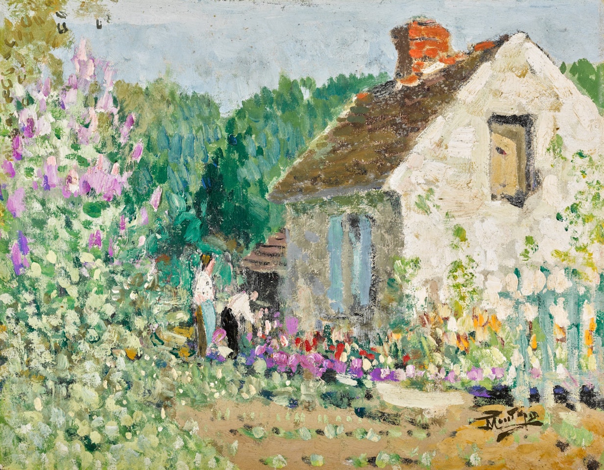 LA MAISON DU VOISIN by Pierre Eugène Montezin