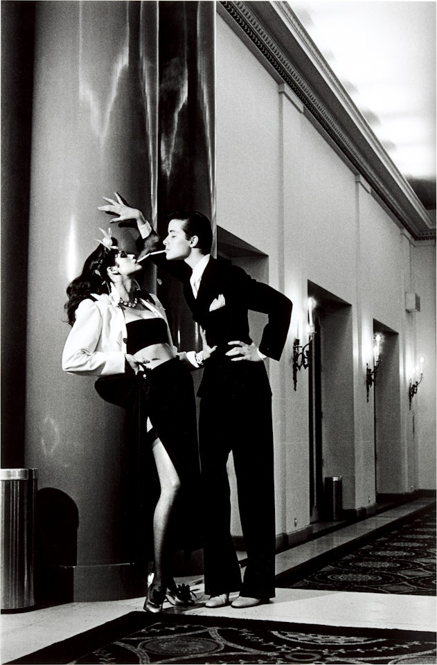 'WOMAN INTO MAN', PARIS, 1979 by Helmut Newton