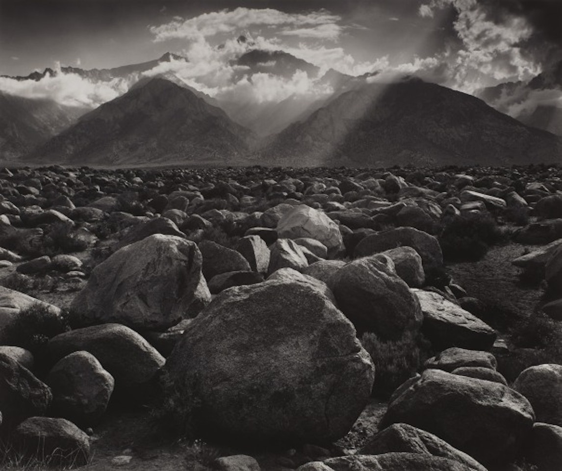 Mt. Williamson, Sierra Nevada, from Manzanar, Ca. by Ansel Adams