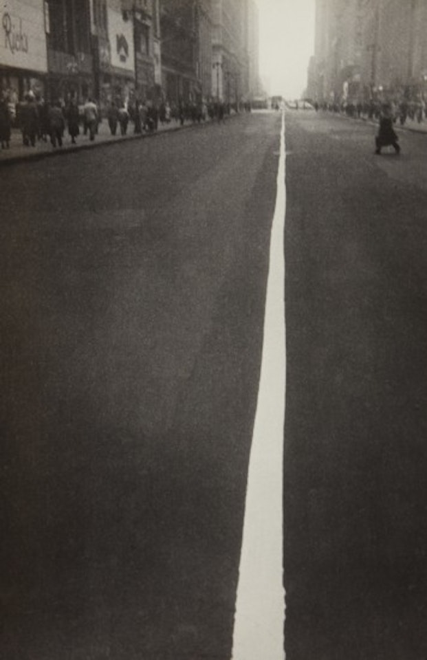 Street Line, 34th Street, New York City by Robert Frank