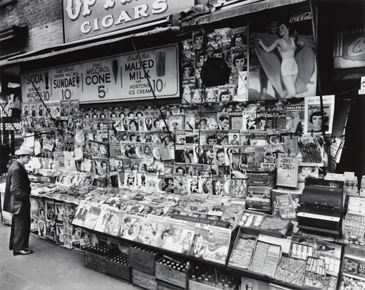Newsstand, 32nd Street and 3rd Avenue by Berenice Abbott