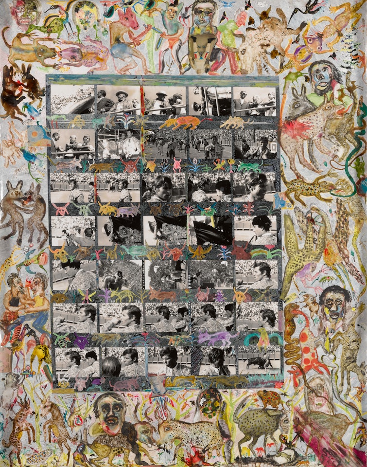'UNTITLED (PICASSO CONTACT SHEET)', 1964 by Peter Beard