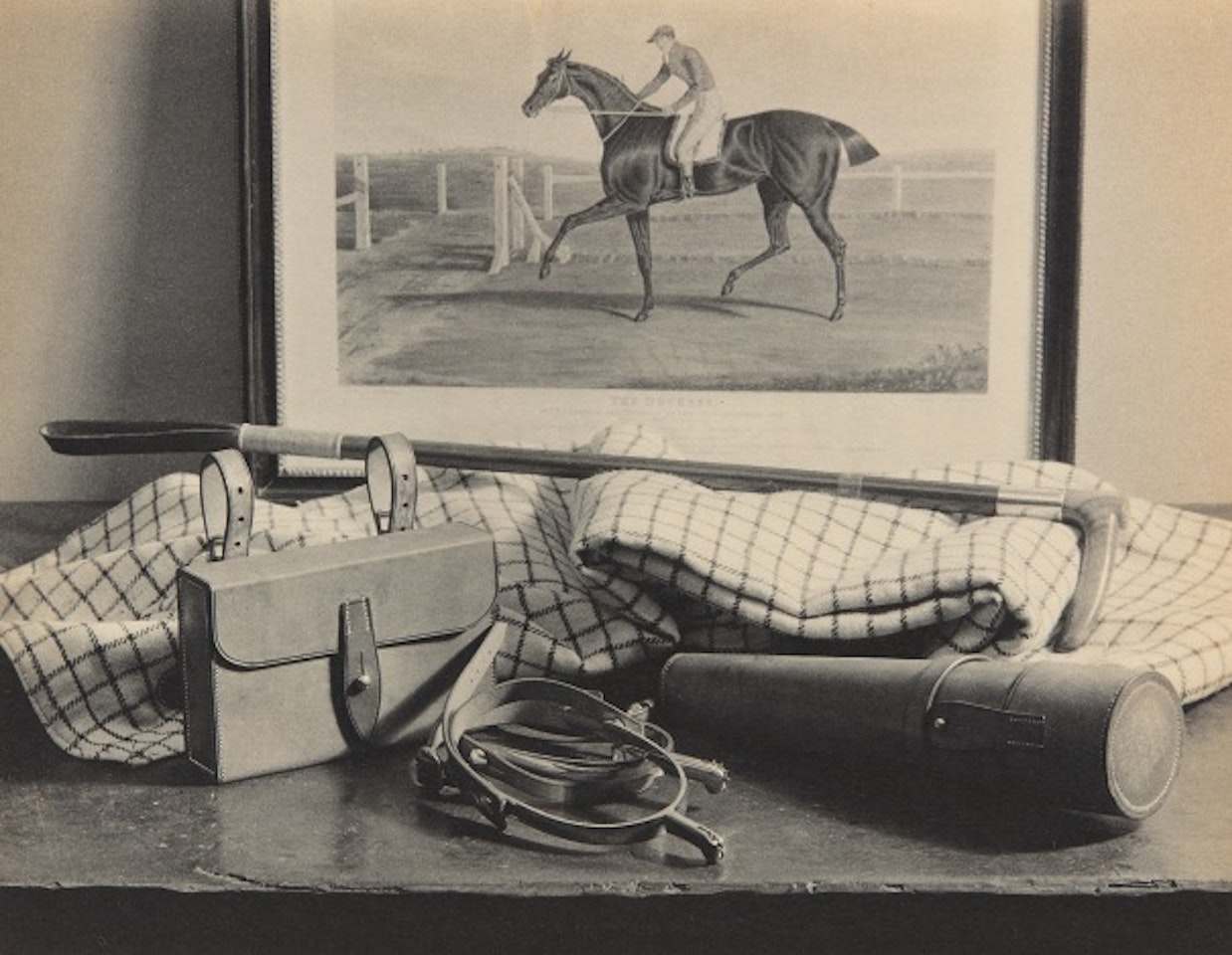 Riding Crop with Spurs and Jacket by Paul Outerbridge, Jr