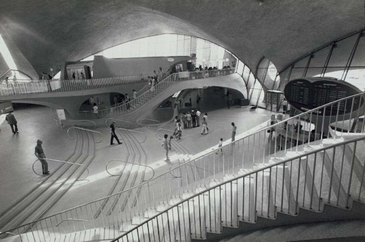 TWA Terminal, Kennedy Airport, New York City by Garry Winogrand