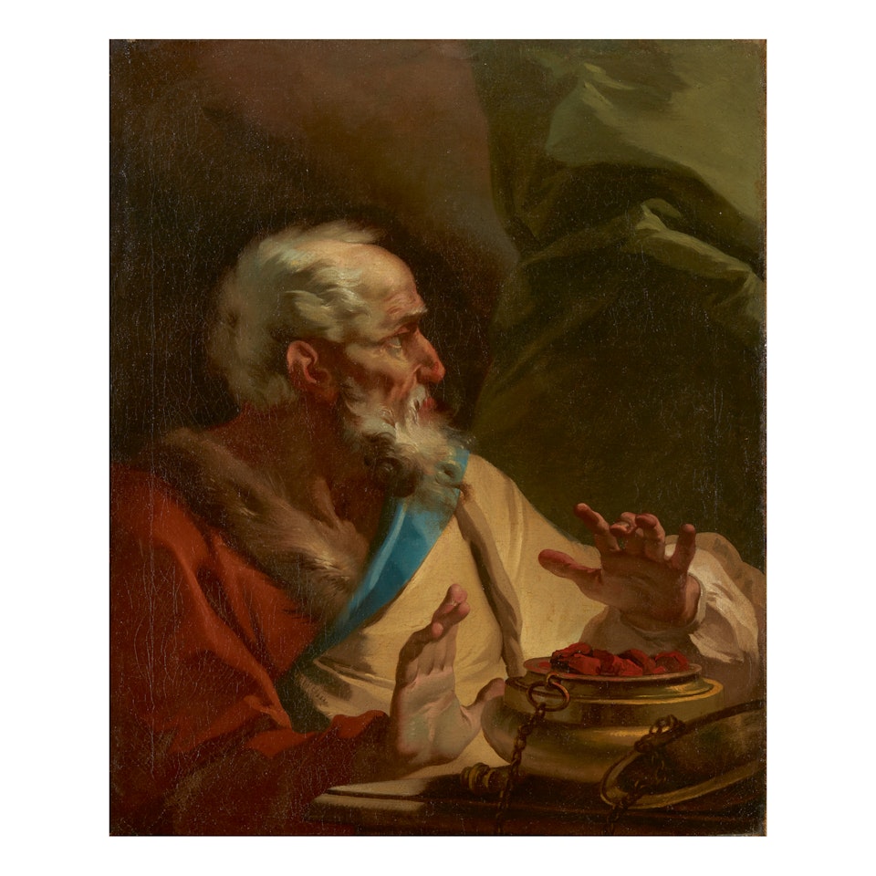 AN ALLEGORY OF WINTER by Venetian School
