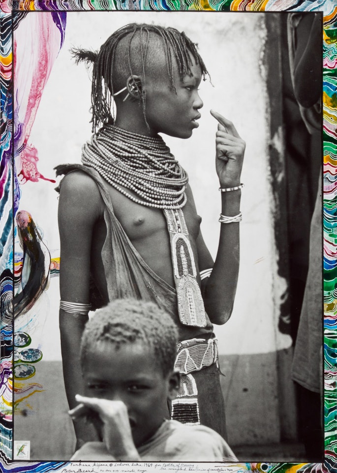 'TURKANA MAIDEN AT LODWAR DUKA', KENYA, 1964 by Peter Beard
