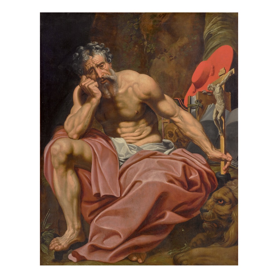 SAINT JEROME by Abraham Janssens