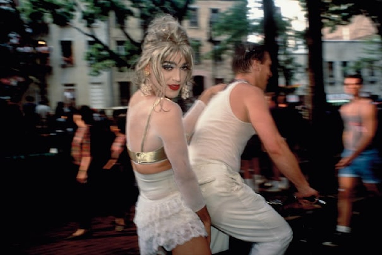 Jimmy Paulette on David's Bike, NYC by Nan Goldin