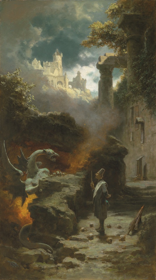 Der Hexenmeister by Carl Spitzweg