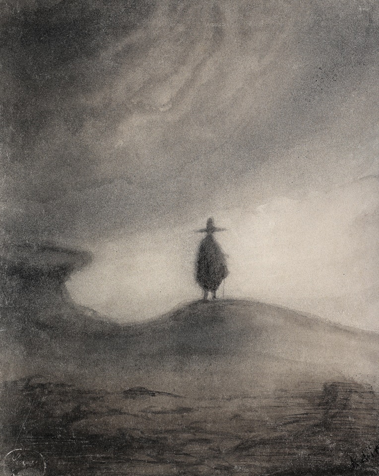 Der Mann im Mond by Alfred Kubin