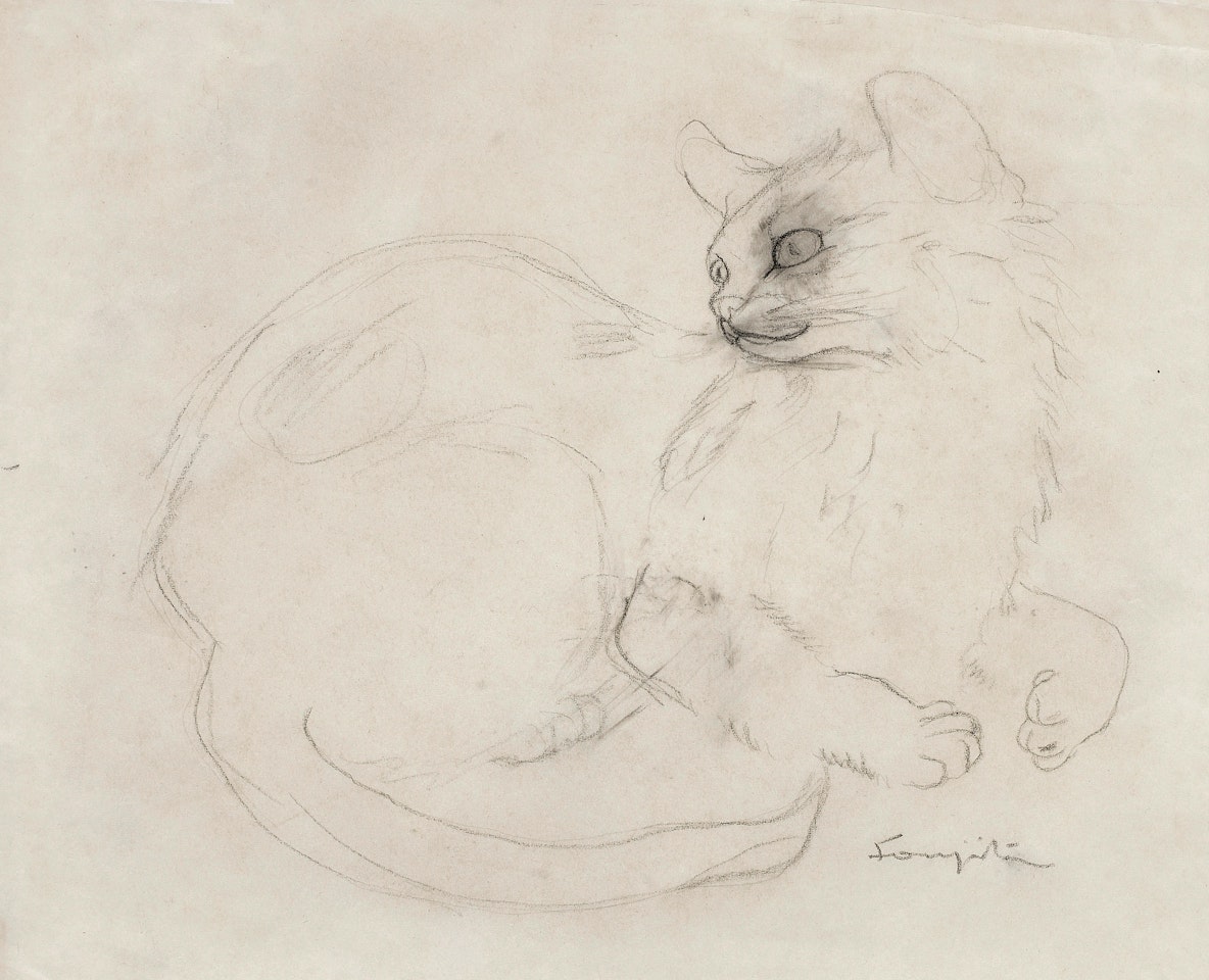 Chat by Leonard Tsuguharu Foujita