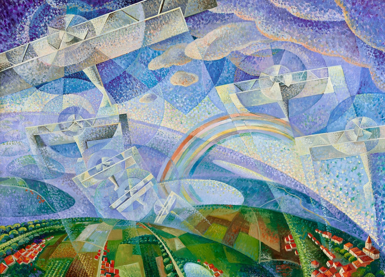 Aerei - Arcobaleno by Gerardo Dottori