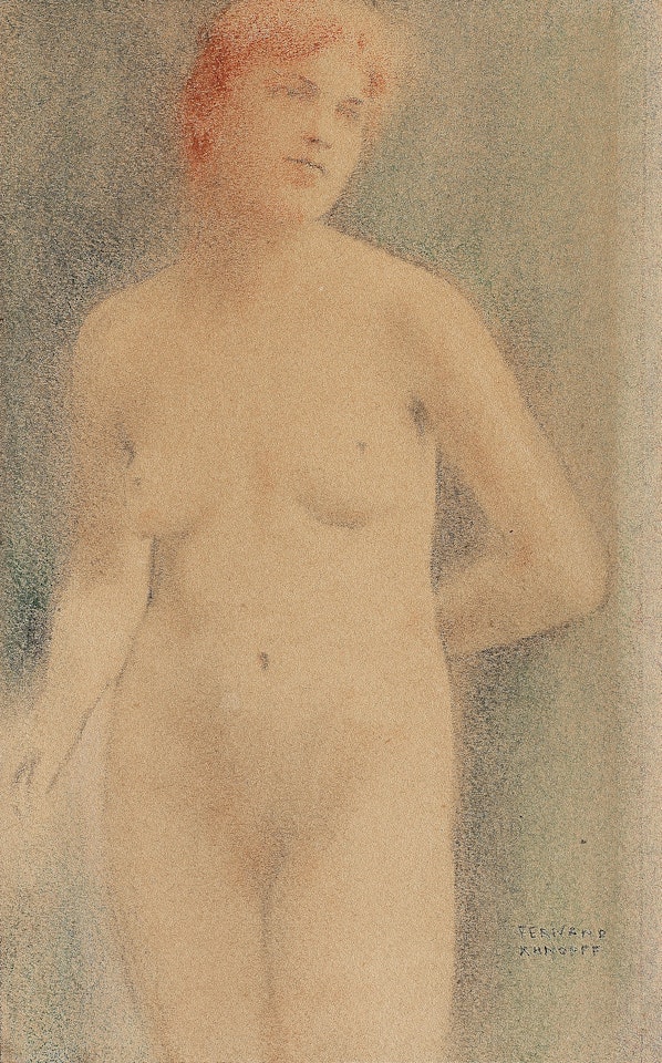 Étude de femme by Fernand Khnopff