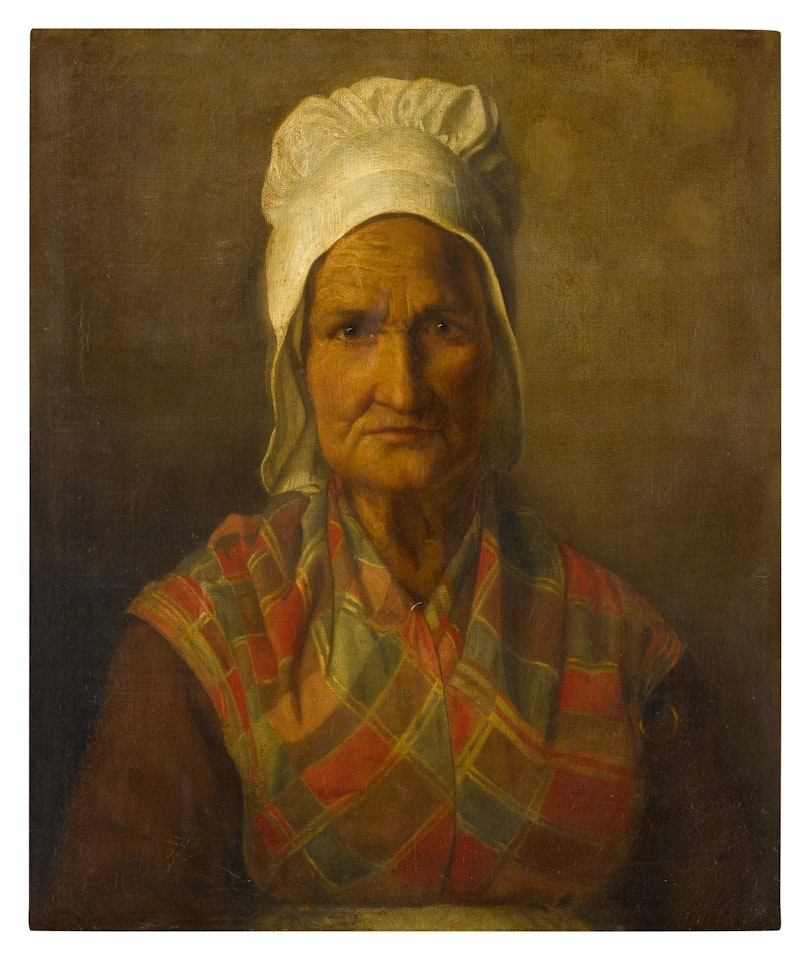 PORTRAIT OF AN OLD WOMAN by French School