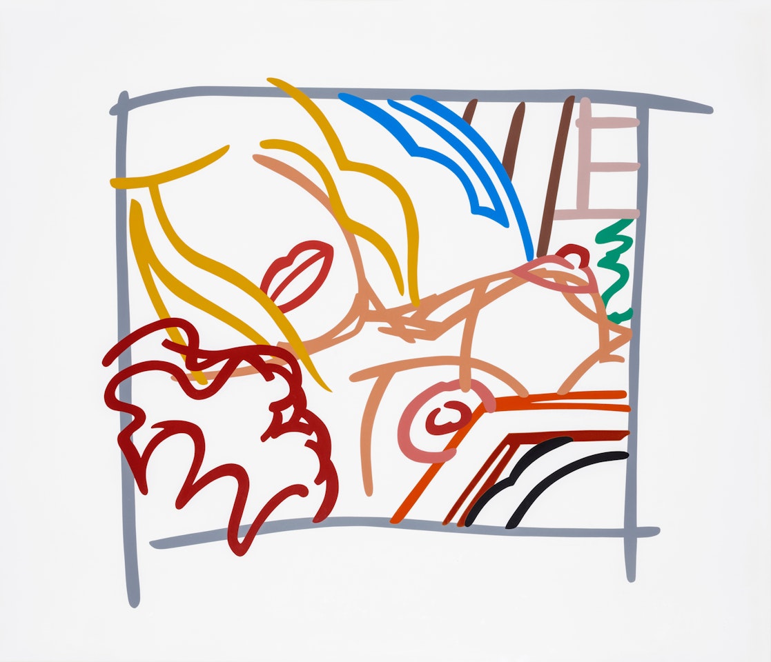Bedroom Blonde Doodle with Photo by Tom Wesselmann