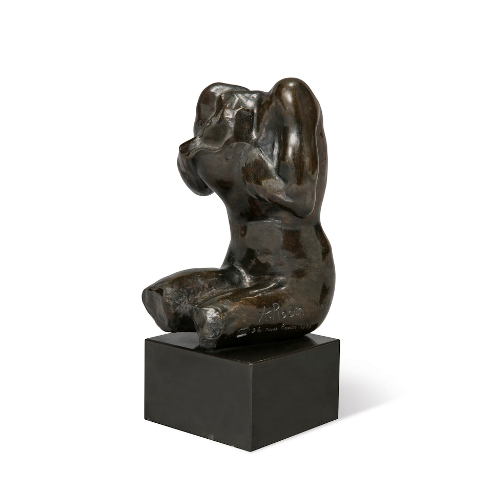 Petit Torse Féminin Assis Sans Tête by Auguste Rodin