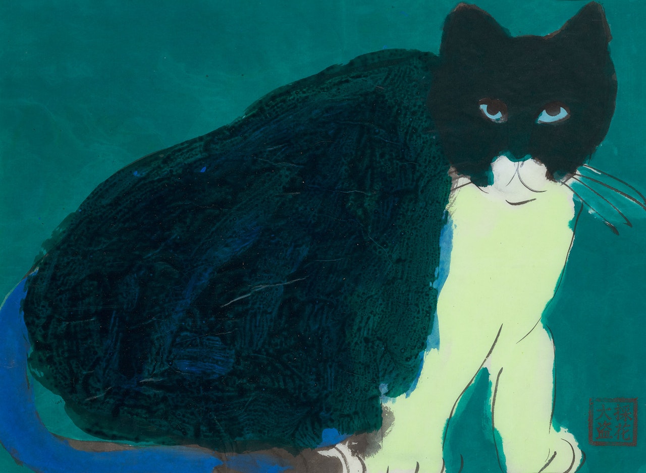 Cat by Walasse Ting