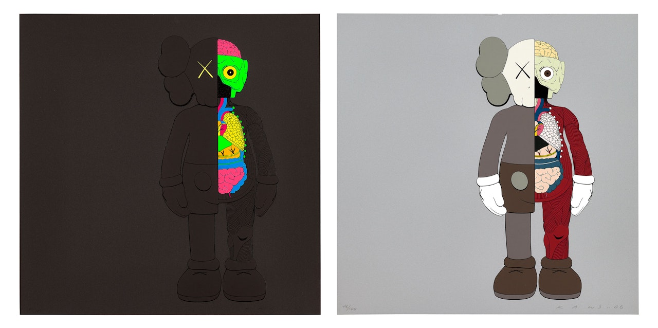 Dissected Companion (Grey  Black) by Kaws