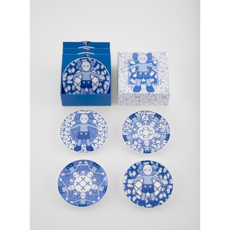 Two Works: (i; ii) HOLIDAY TAIPEI Plate Set by Kaws