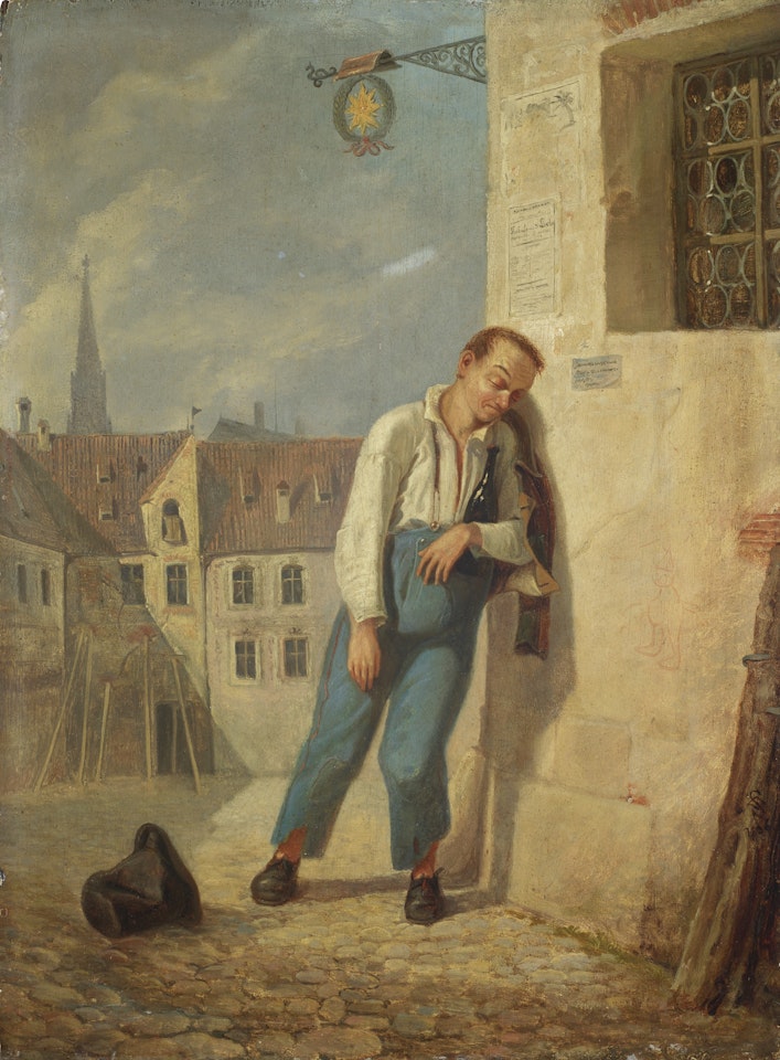 Ein Betrunkener by Carl Spitzweg