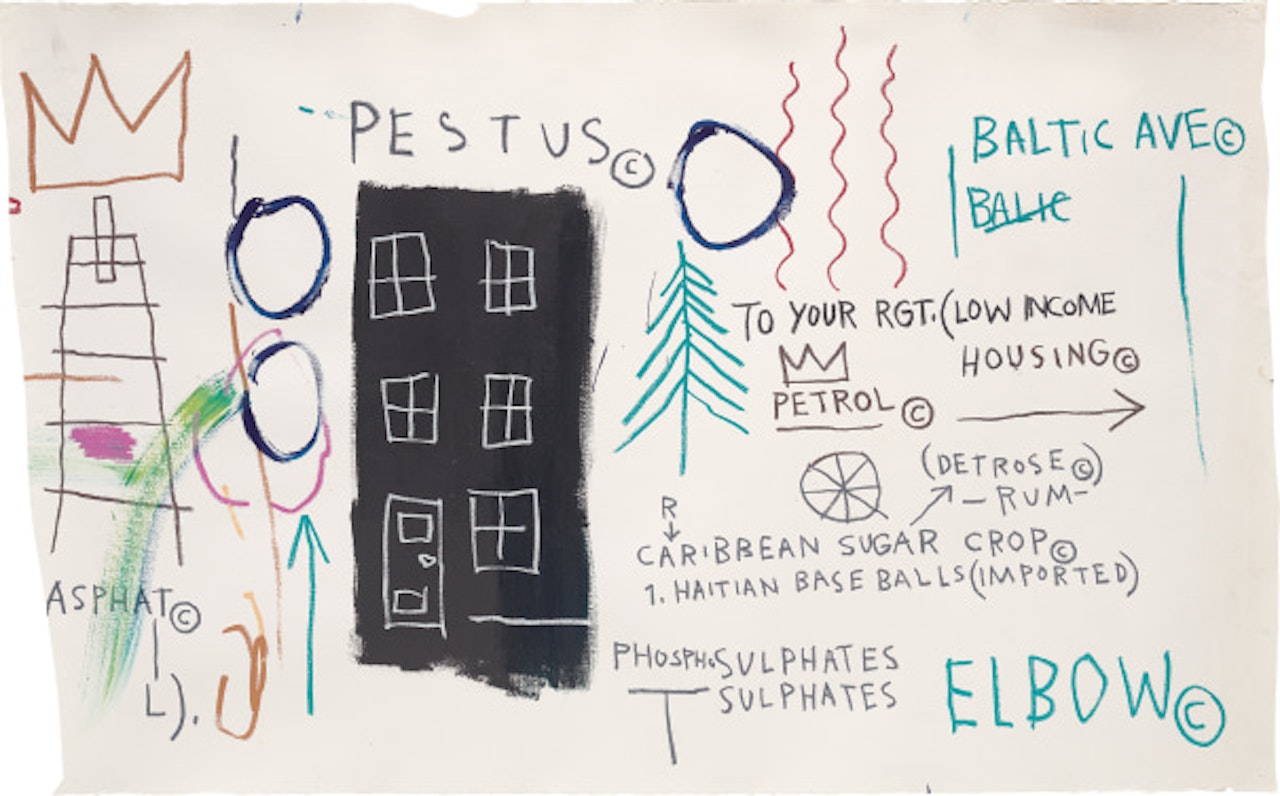 Untitled (Pestus) by Jean-Michel Basquiat