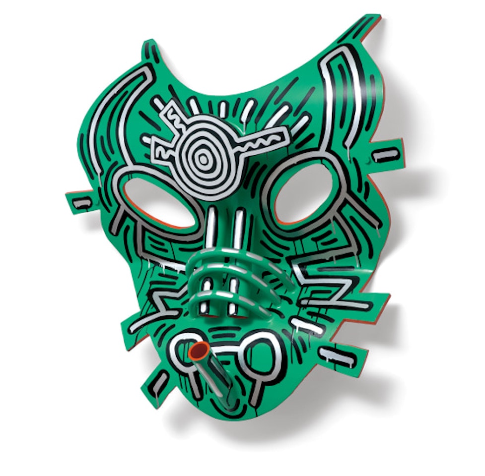 Untitled (Grace Jones Mask) by Keith Haring
