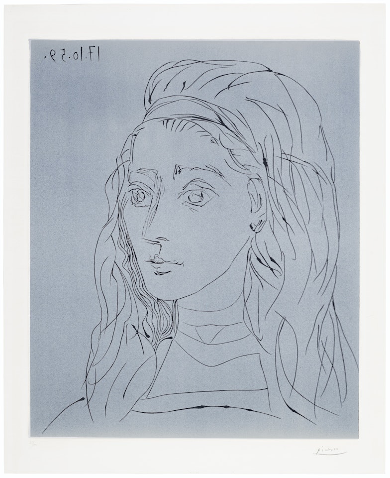 Portrait de Jacqueline by Pablo Picasso