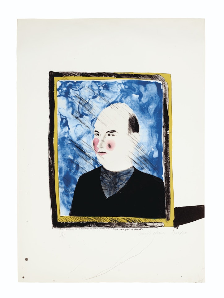 A Portrait of Rolf Nelson by David Hockney