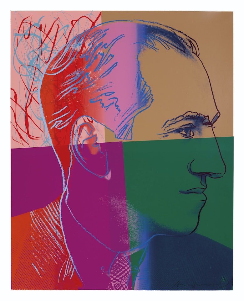 George Gershwin, from Ten Portraits of Jews of the Twentieth Century by Andy Warhol