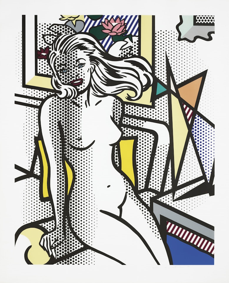 Nude with Yellow Pillow, from Nude Series by Roy Lichtenstein