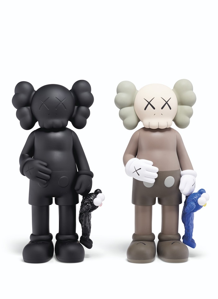 SHARE (BLACK) and SHARE (BROWN) by Kaws